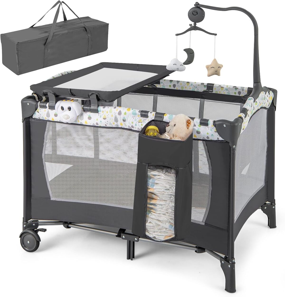 Test du lit parapluie 4 en 1 Dreamade : le compagnon idéal pour bébé