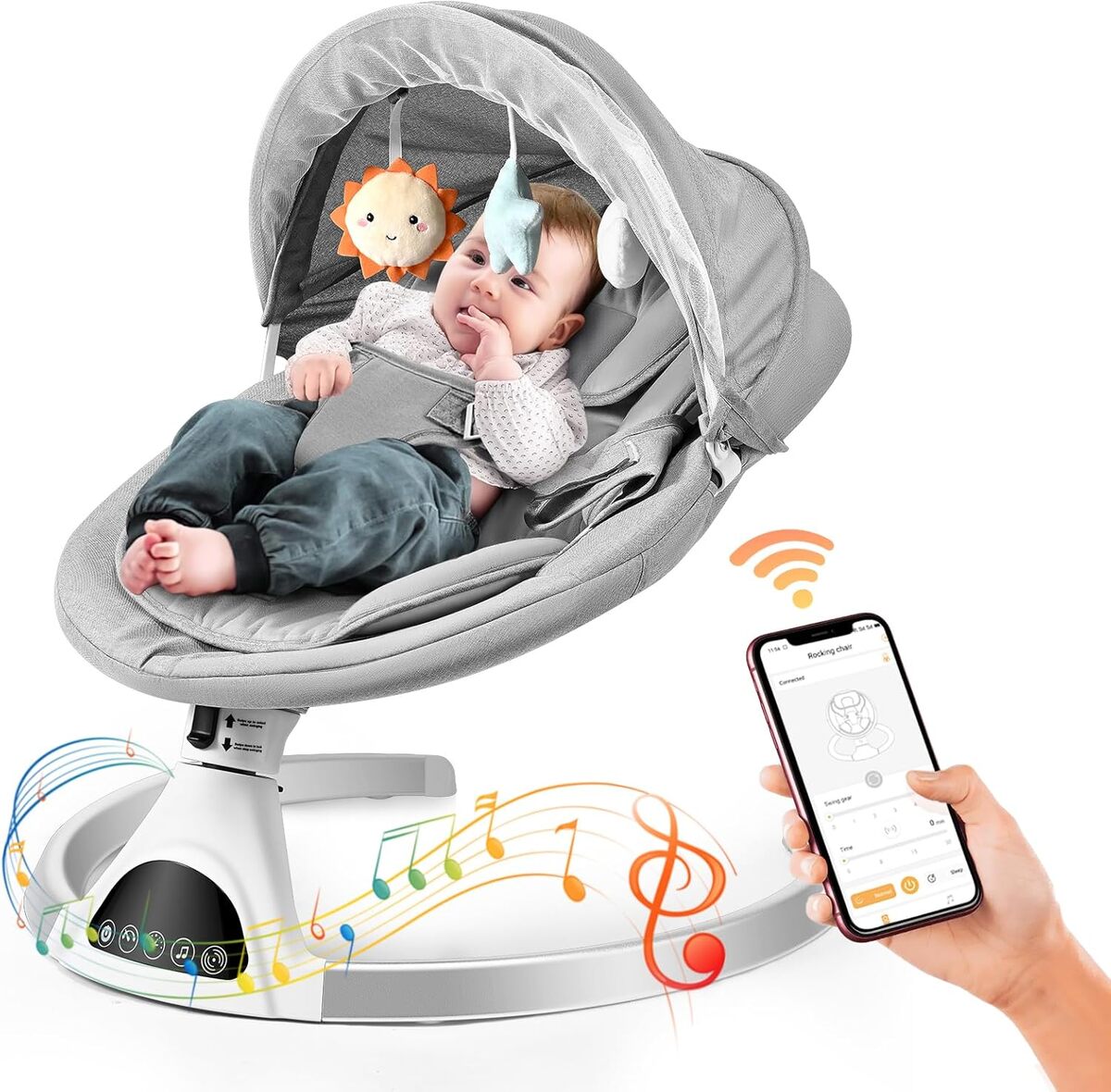 Test du transat bébé électrique Aomdom : confort et modernité