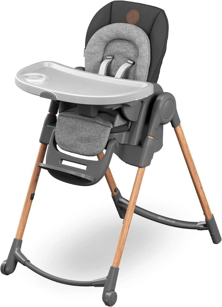 Test de la chaise haute évolutive Maxi-Cosi Minla Essential Graphite