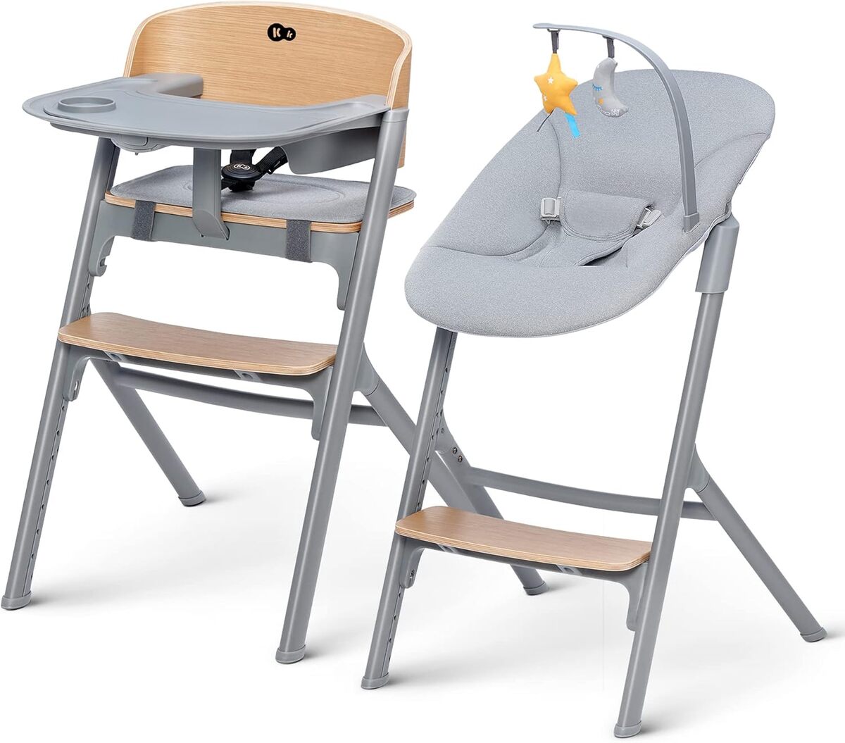 Test de la chaise haute Kinderkraft LIVY et transat CALMEE : ergonomie pour toute la famille