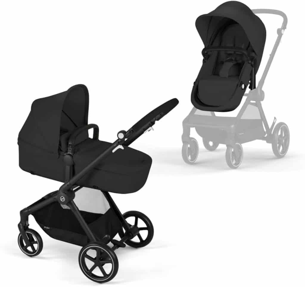 Test de la poussette Cybex Gold EOS 2-en-1 Moon Black
