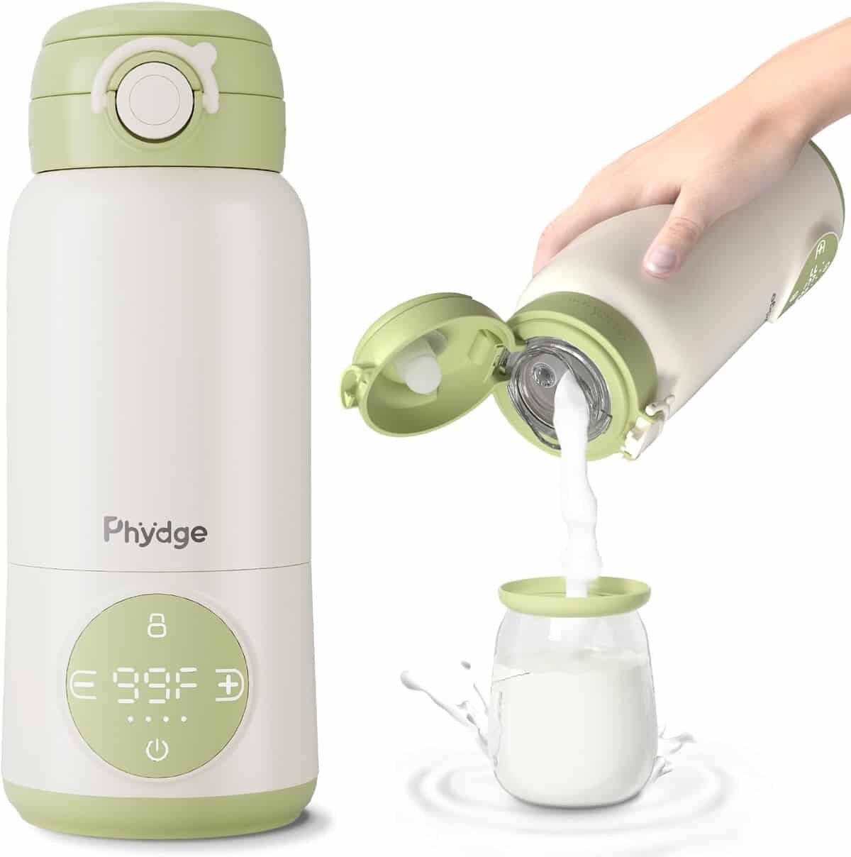 Test du chauffe-biberon portable Phydge 450 ml