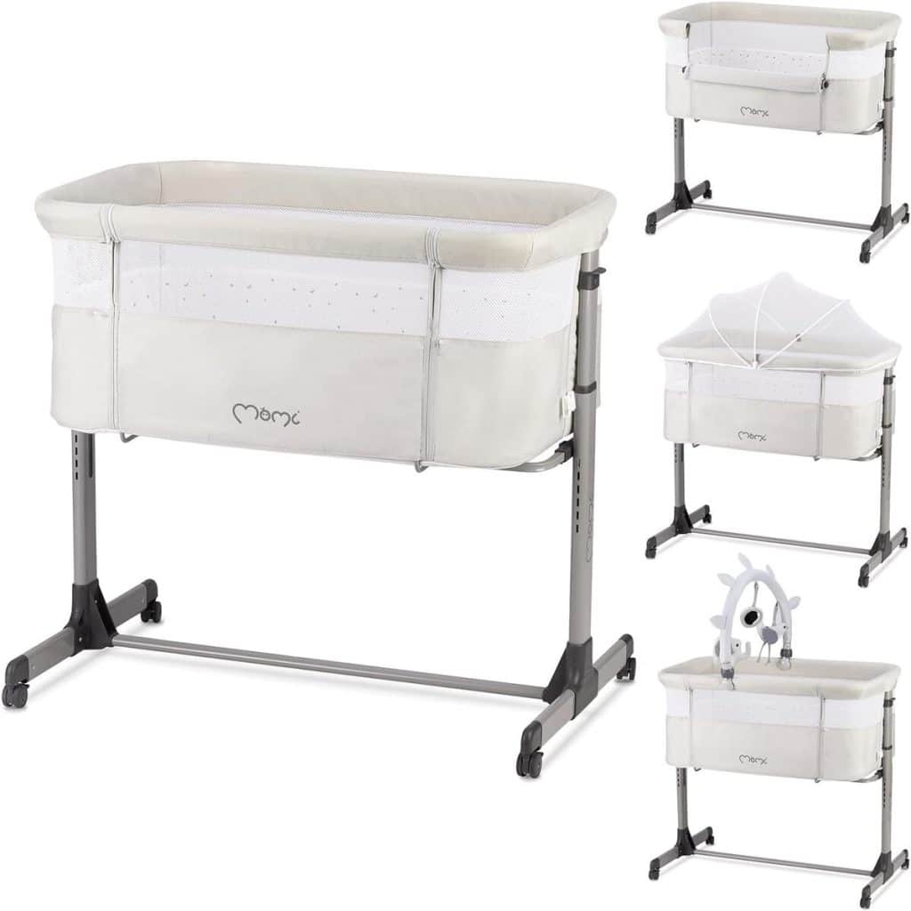 Test du lit bébé multifonction Momi REVO : hauteur réglable et accessoires inclus