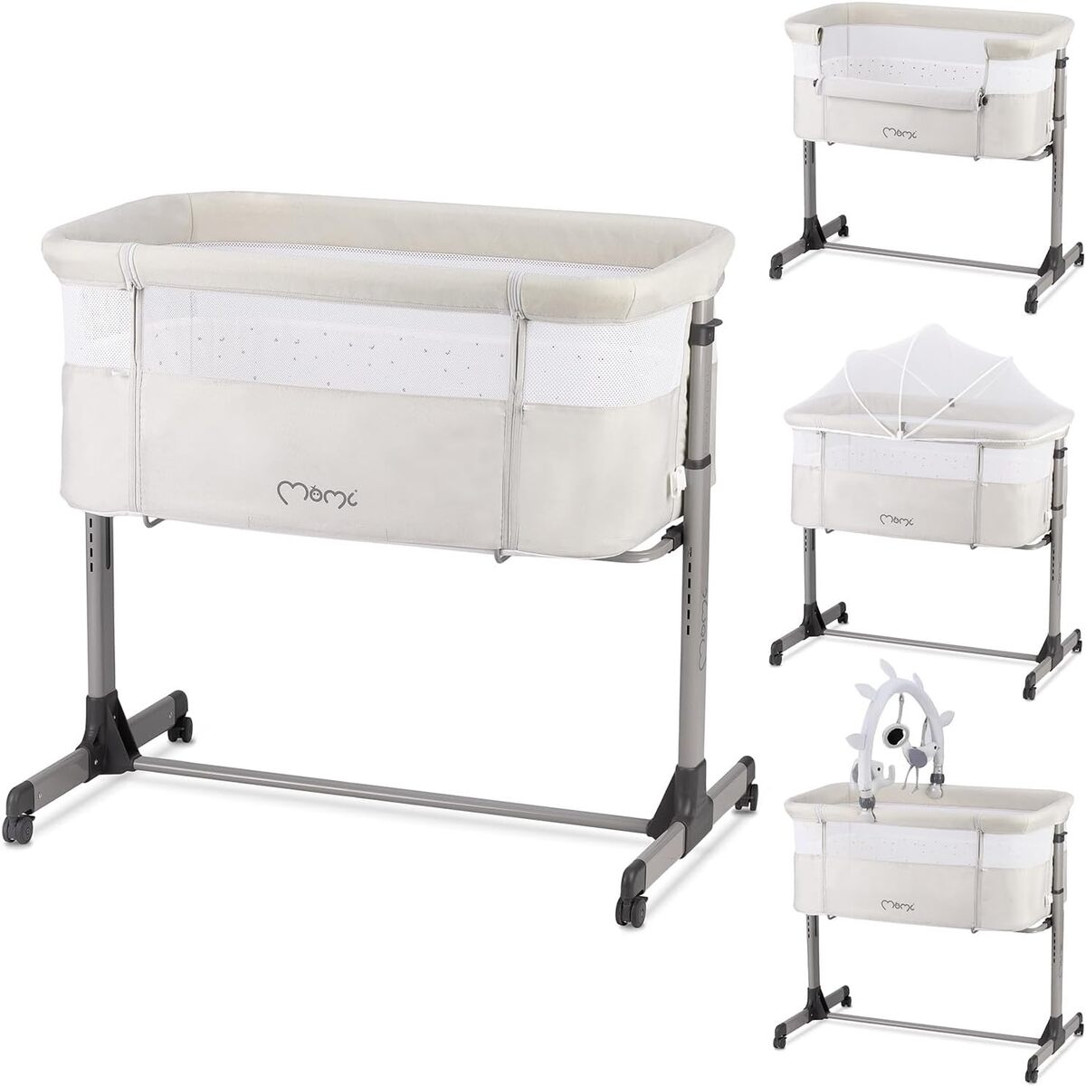 Test du lit bébé multifonction Momi REVO : hauteur réglable et accessoires inclus