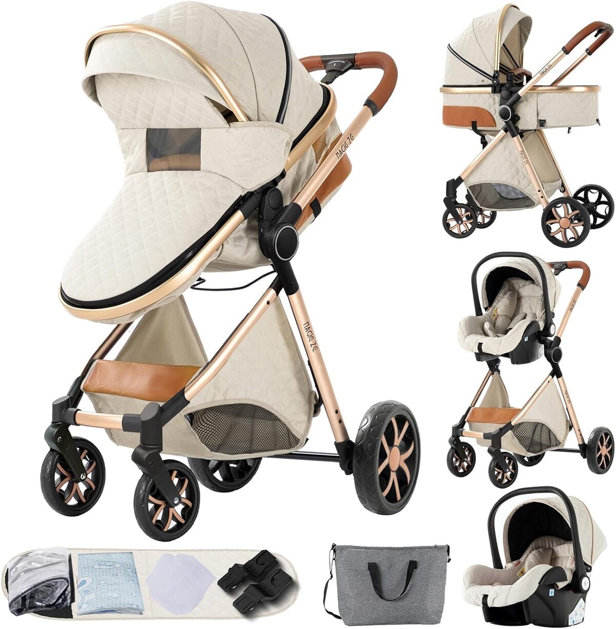 Test : moLi poussette 3 en 1 réversible et pliable