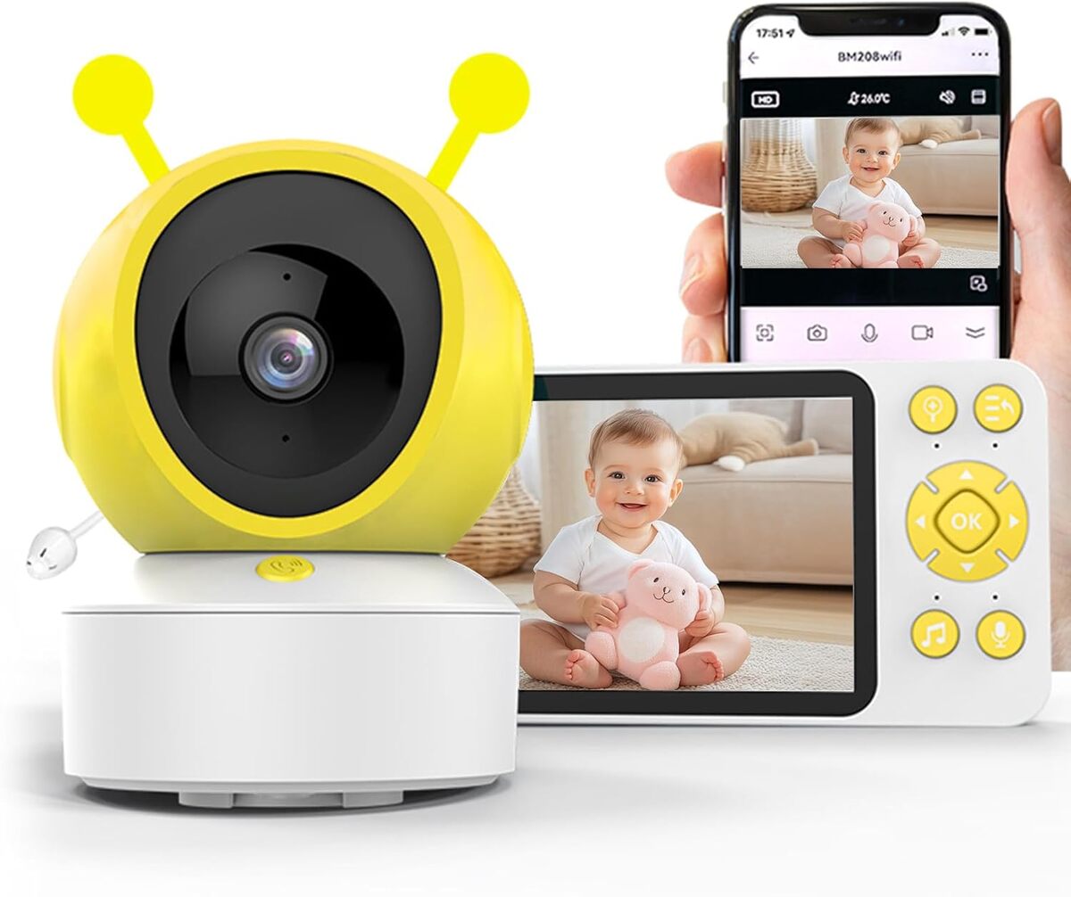 Test : baby monitor wifi smartphone avec écran 5 pouces et caméra audio