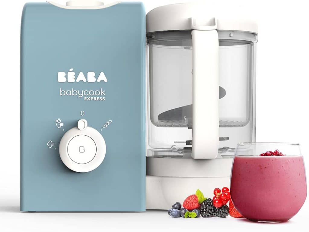 Test : bEABA Babycook Express, robot bébé 4 en 1 Bleu Baltique