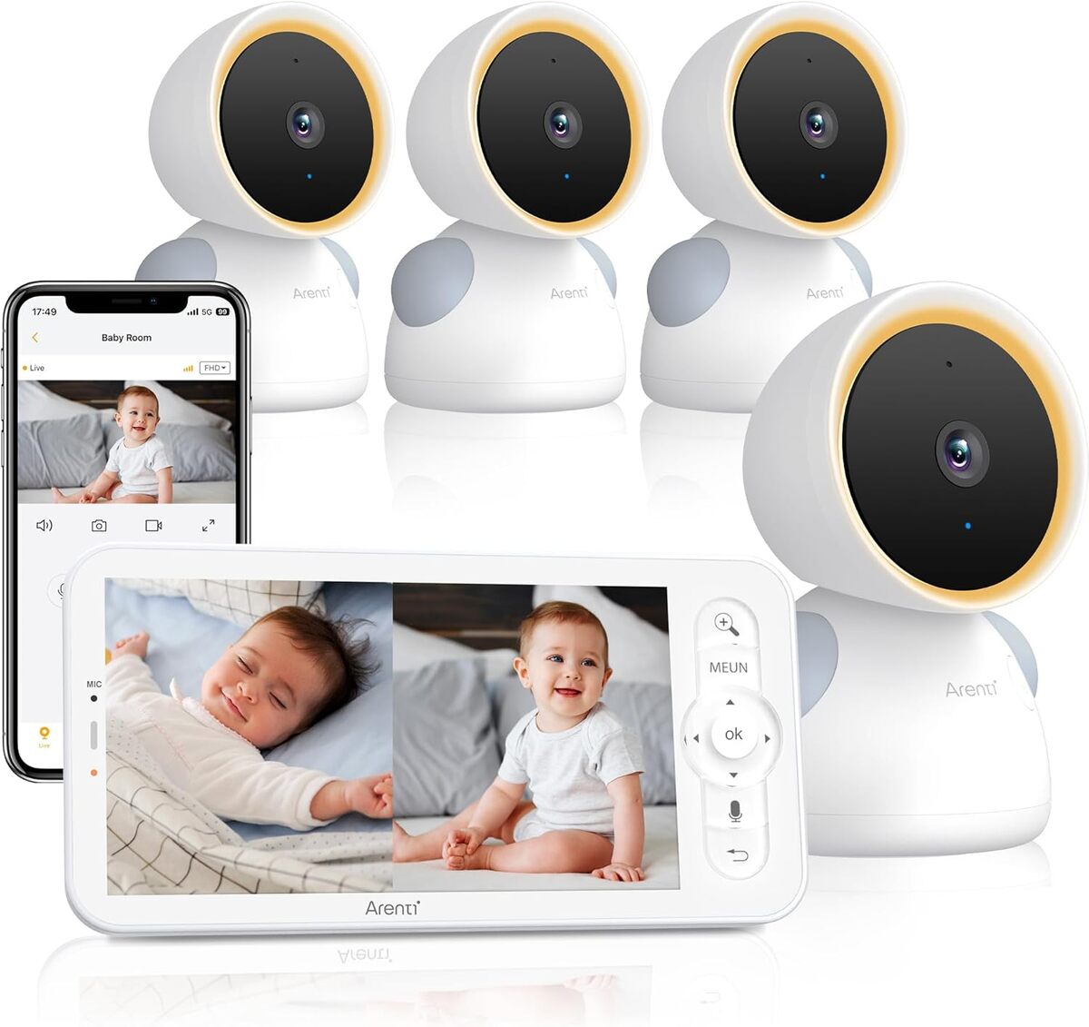 Test du babyphone Arenti 4PCS : surveillance bébé en toute sérénité