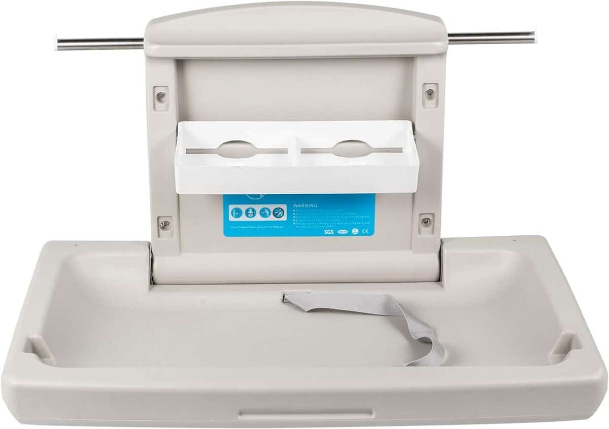 Test : table à langer murale VEVOR HDPE 15kg pour bébés