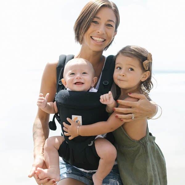 Ergobaby - Sac à dos, porte-bébé ergonomique, pour nouveau-né et bébés, gris perle