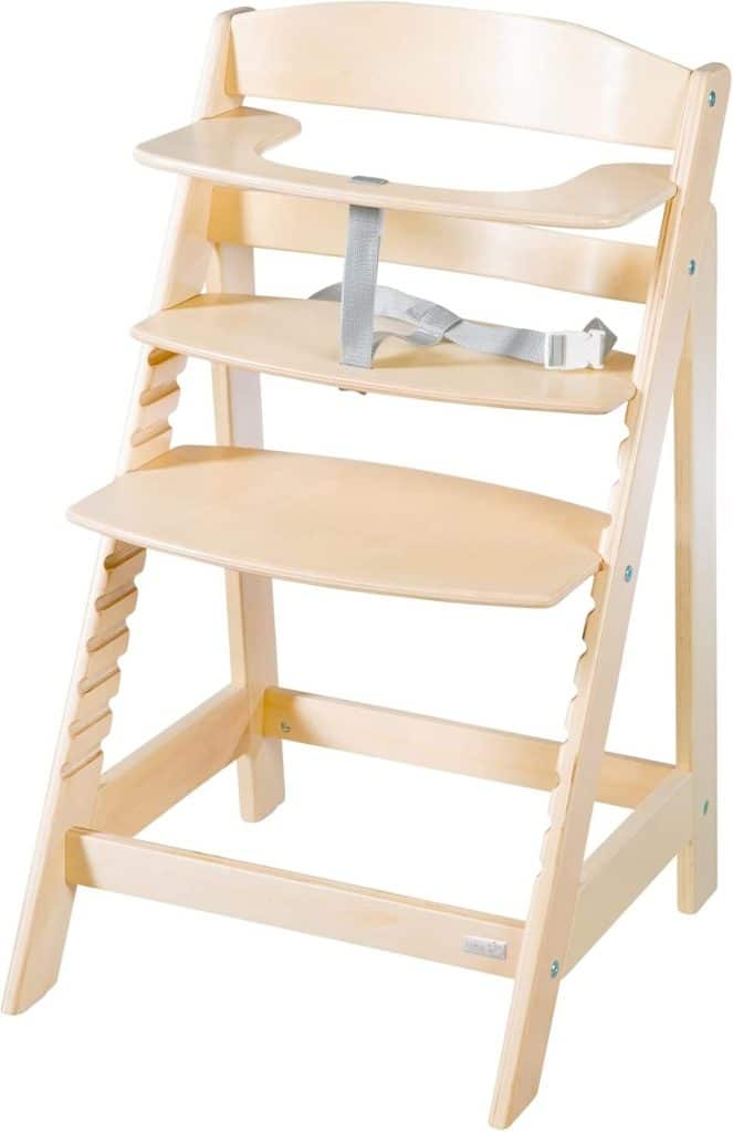 Test : chaise haute évolutive roba Sit Up Flex en bois naturel