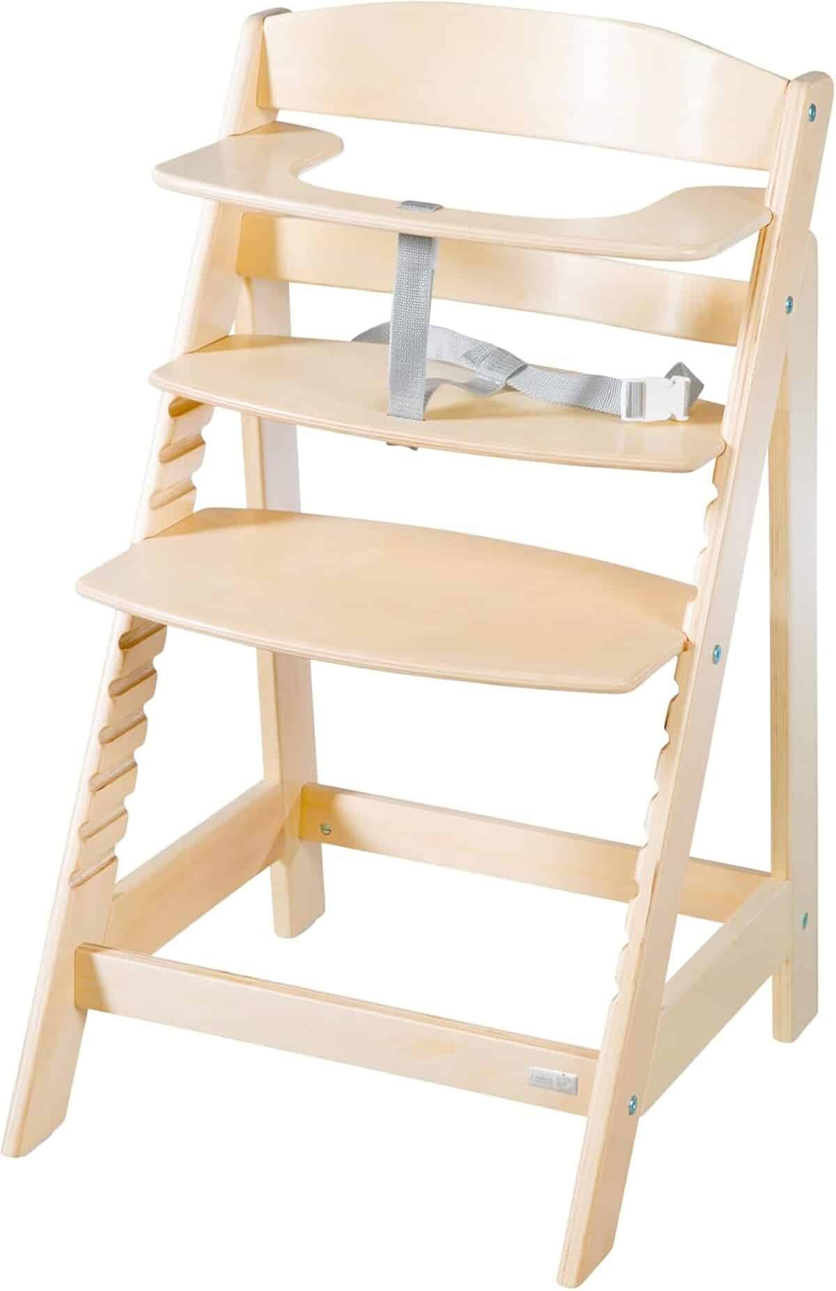 Test : chaise haute évolutive roba Sit Up Flex en bois naturel