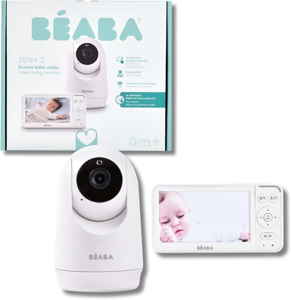 Test du babyphone Béaba Zen Plus 2 : caméra 360° et écran HD