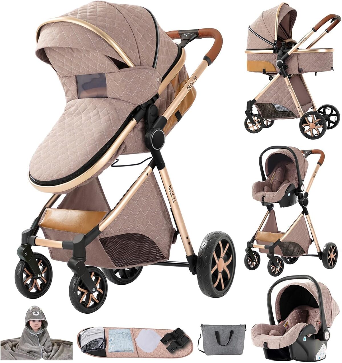 Test : poussette 3 en 1 MoLi réversible et pliable