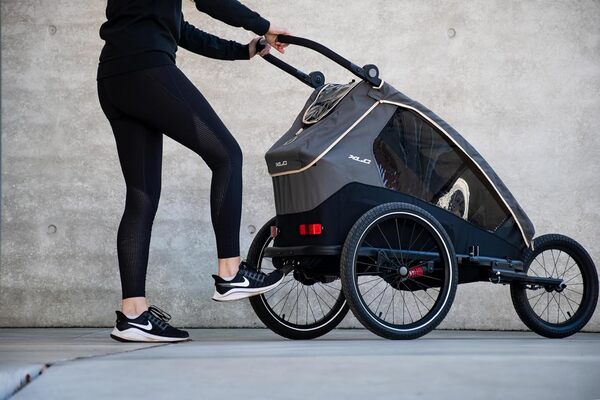 XLC Remorque de vélo pour Enfant Mono S Jaune Siège Simple