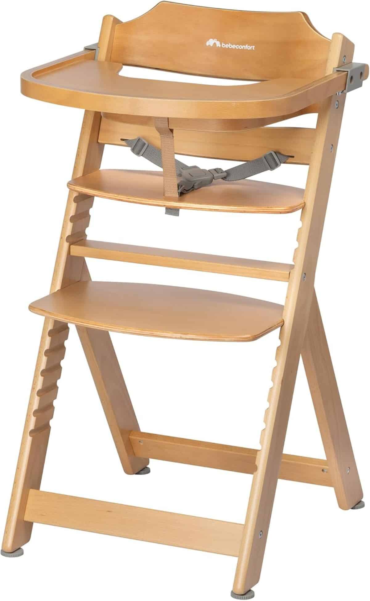 Test de la chaise haute évolutive Bebeconfort Timba : confort et sécurité