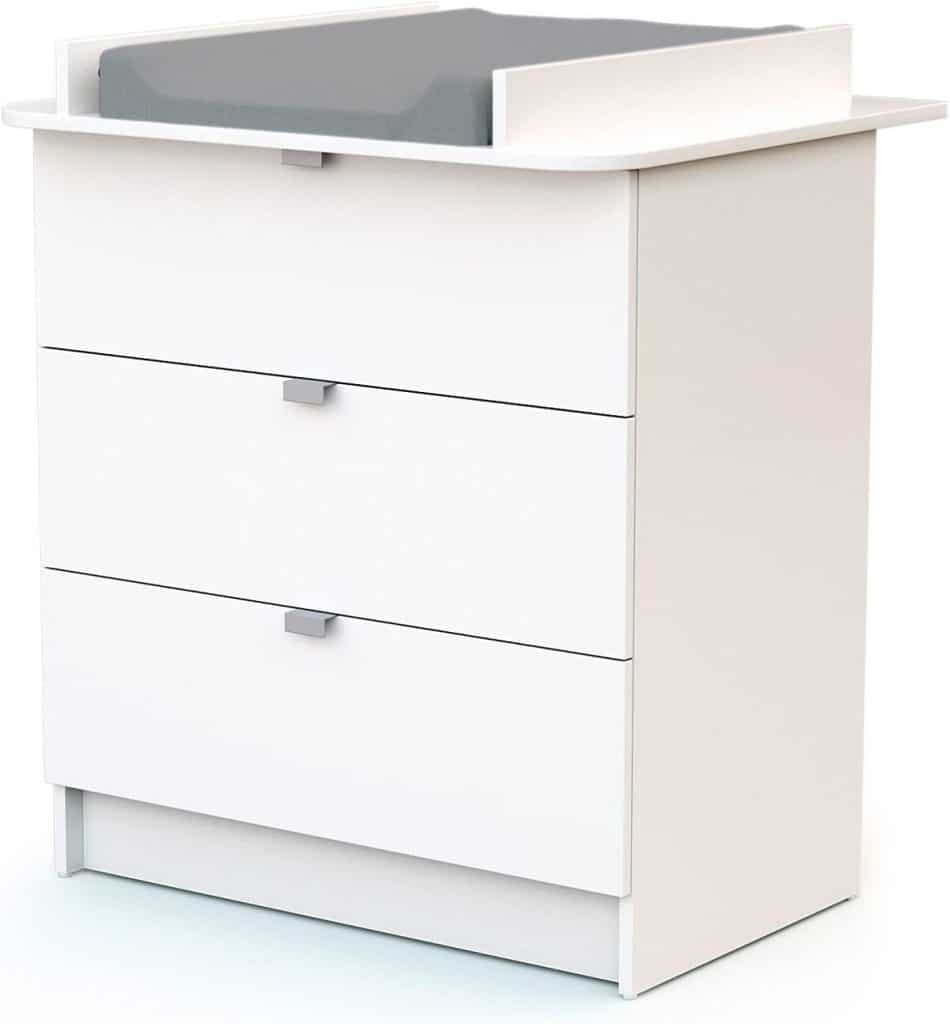 Test de la commode à langer 3 tiroirs WEBABY ALBA blanche