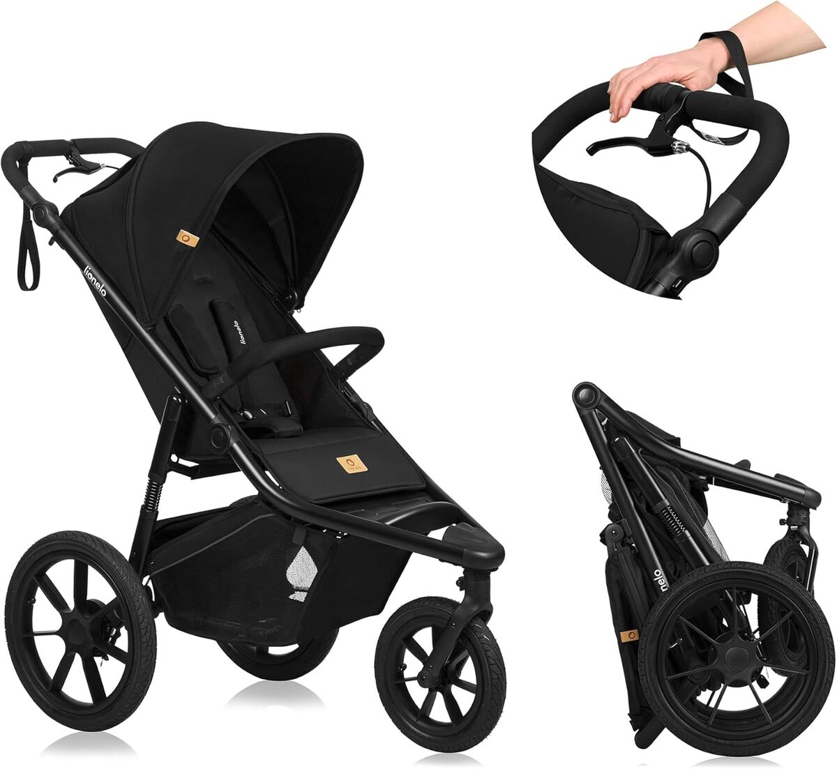 Test de la poussette Lionelo Azura : confort et performance pour le jogging