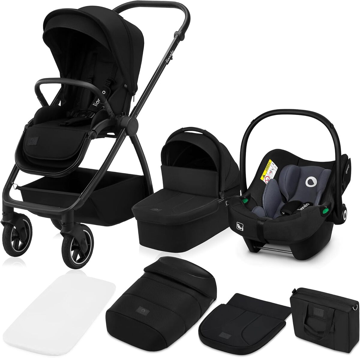 Test de la poussette multifonctionnelle Lionelo Meril 3 en 1 : confort et polyvalence