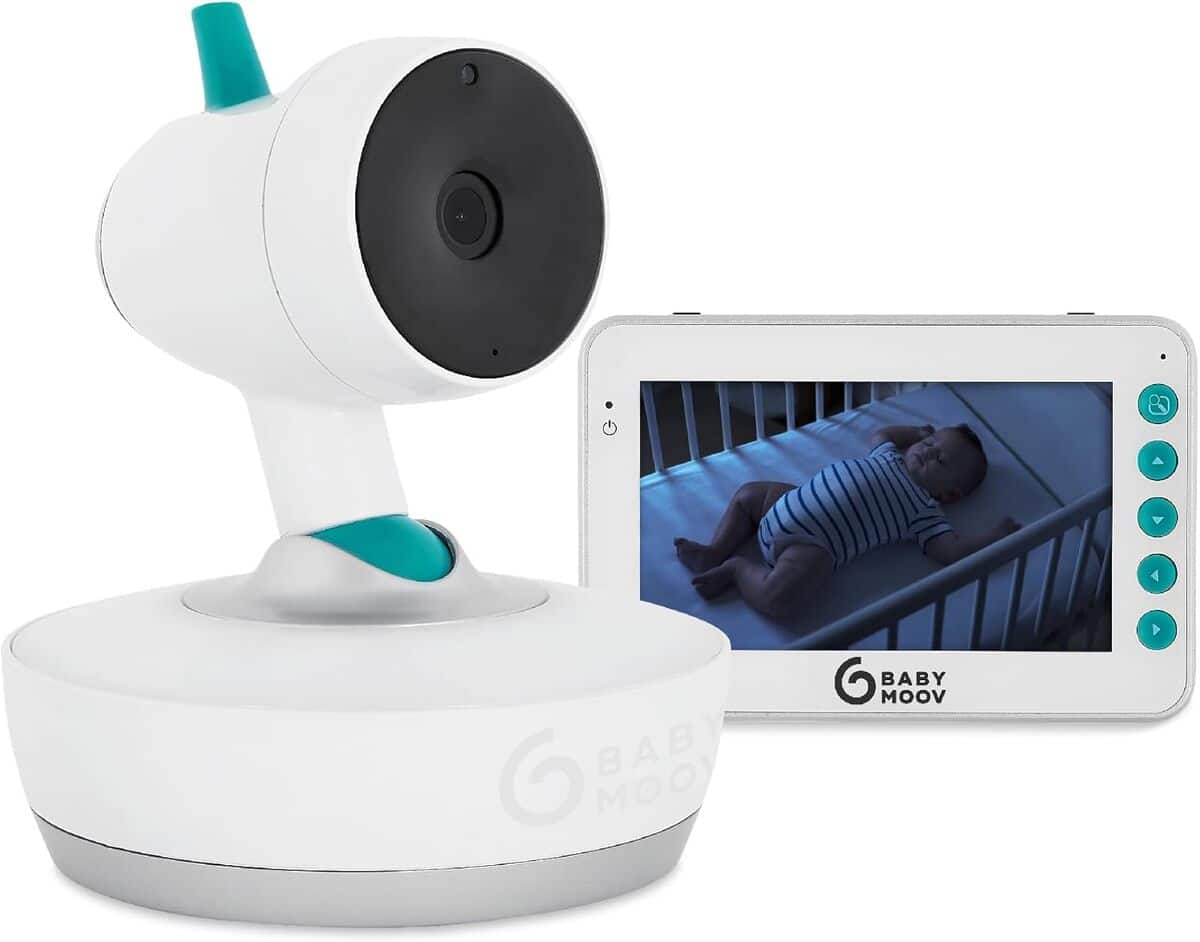 Test du babyphone Babymoov Yoo Moov : caméra motorisée et fonctions avancées