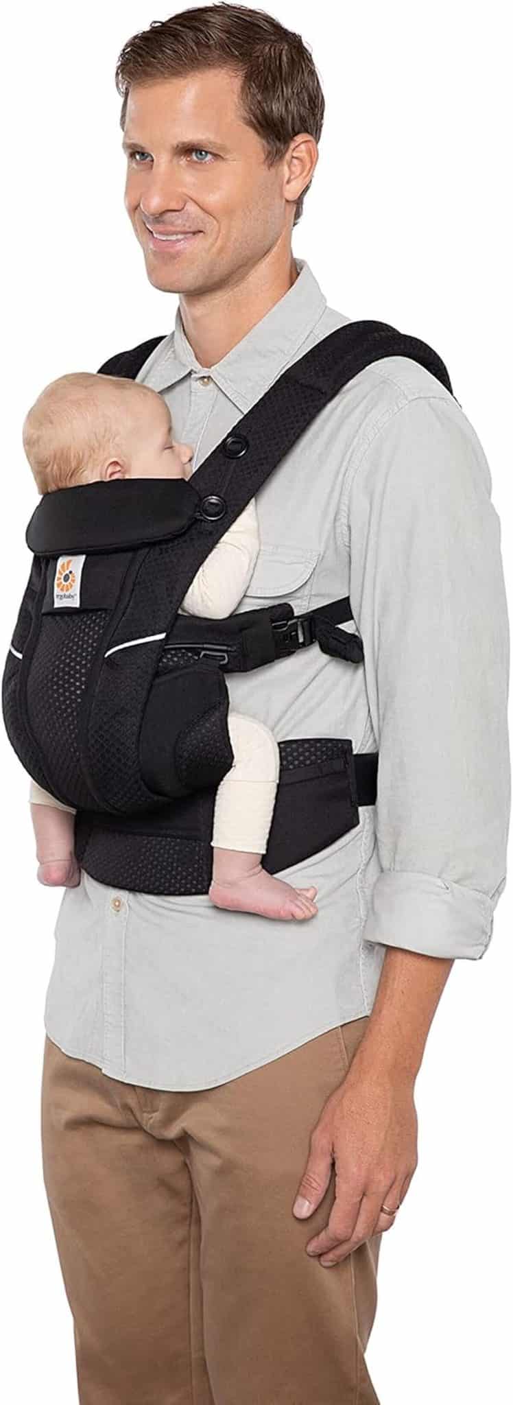 Test du porte-bébé Ergobaby Omni Breeze : confort maximal en Onyx Black
