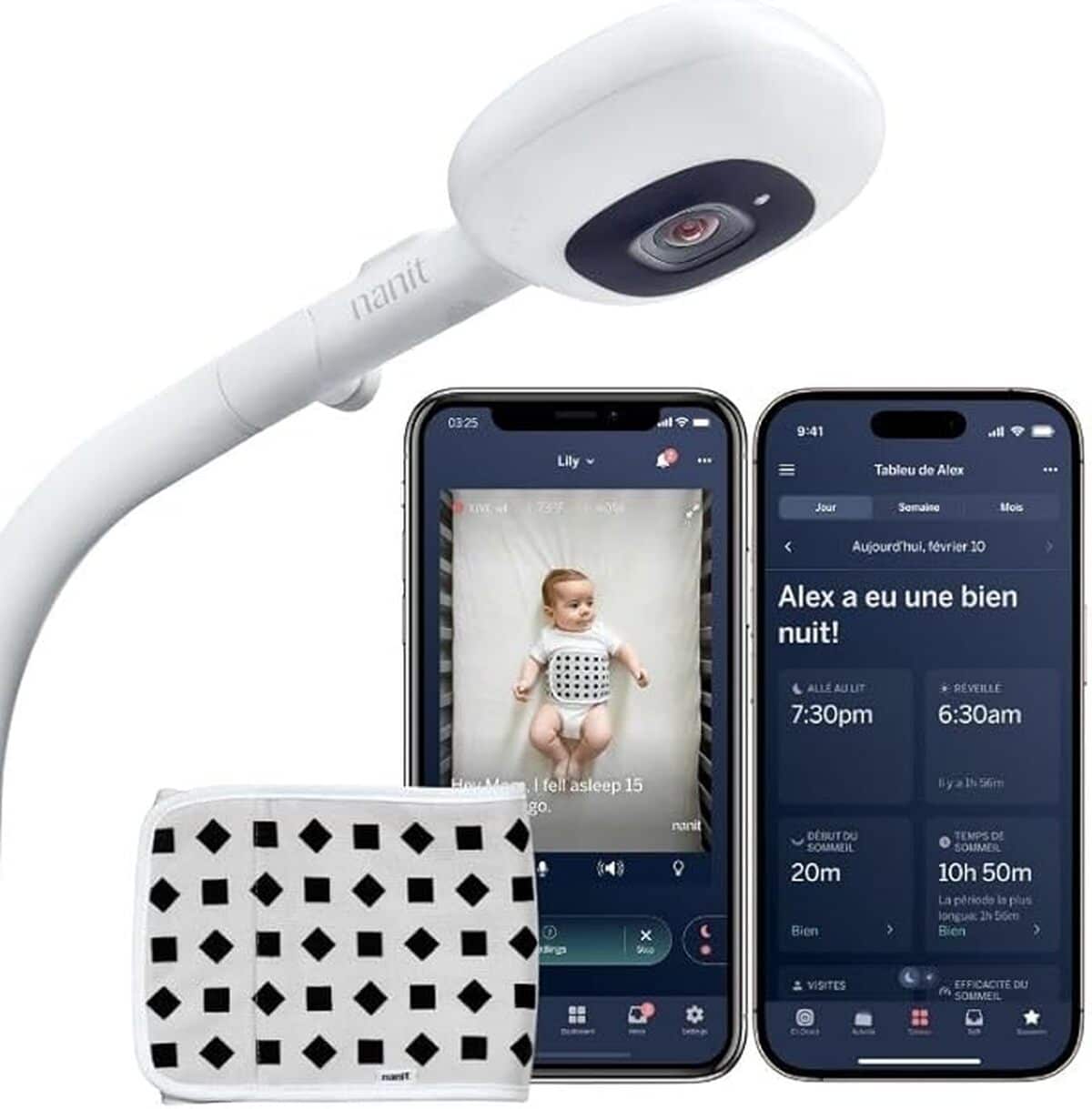 Test Nanit Pro : babyphone caméra 1080p et moniteur respiratoire