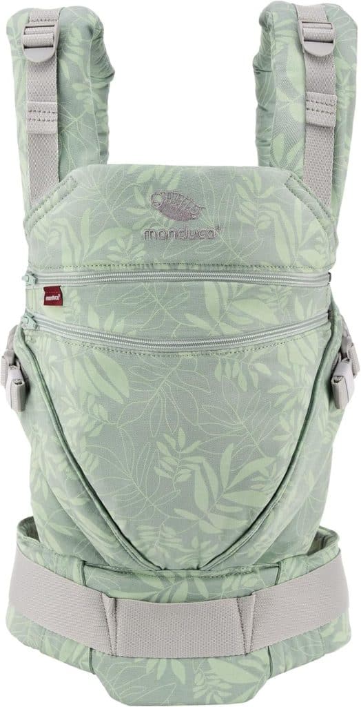 Test du porte-bébé manduca XT Botanic Vert : confort ajustable de nouveau-né à tout-petit