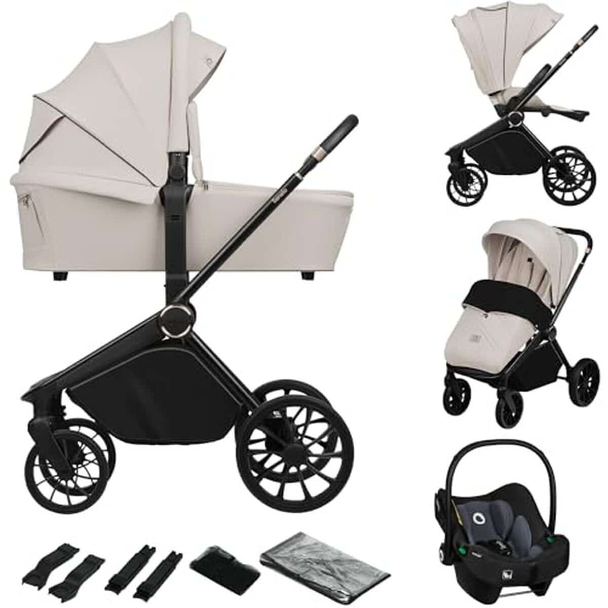Test Lionelo Mika Plus : poussette 3 en 1 pour bébés jusqu'à 22 kg