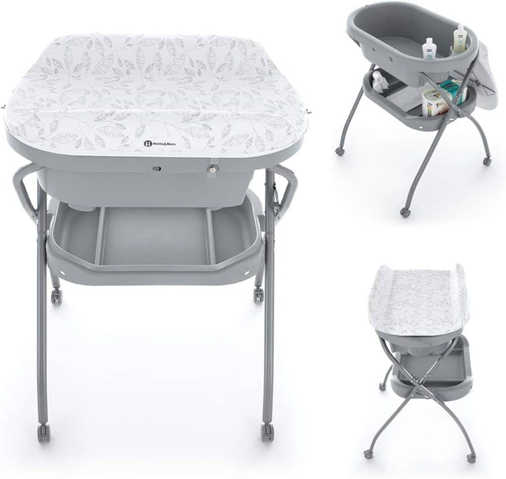 Test : petite&Mars – Table à langer 3 en 1 avec baignoire intégrée