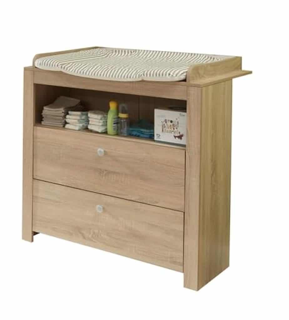 Test de la commode à langer Olivia de trendteam : espace et praticité