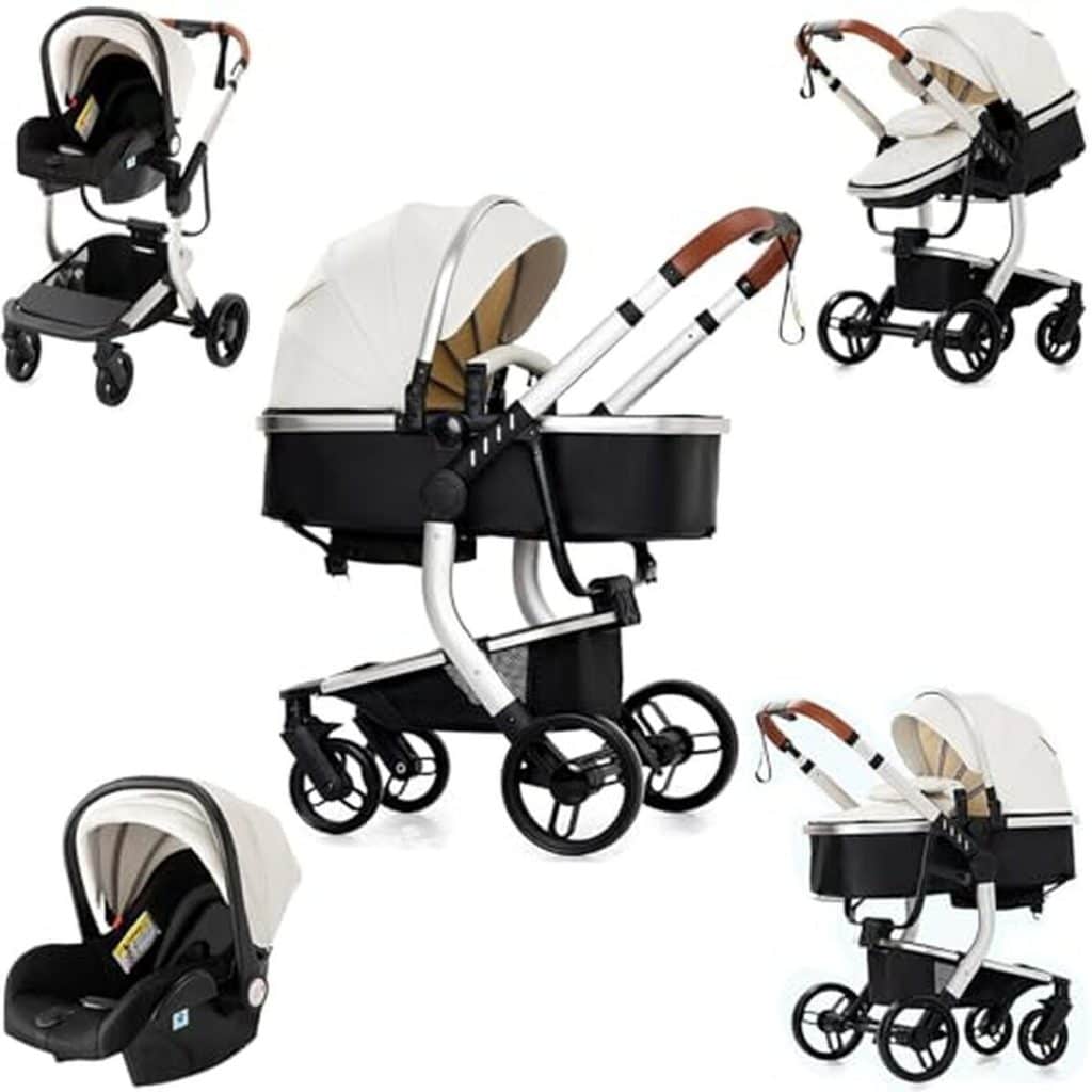 Test de la poussette 3 en 1 Nine Point Nine modèle 518 White