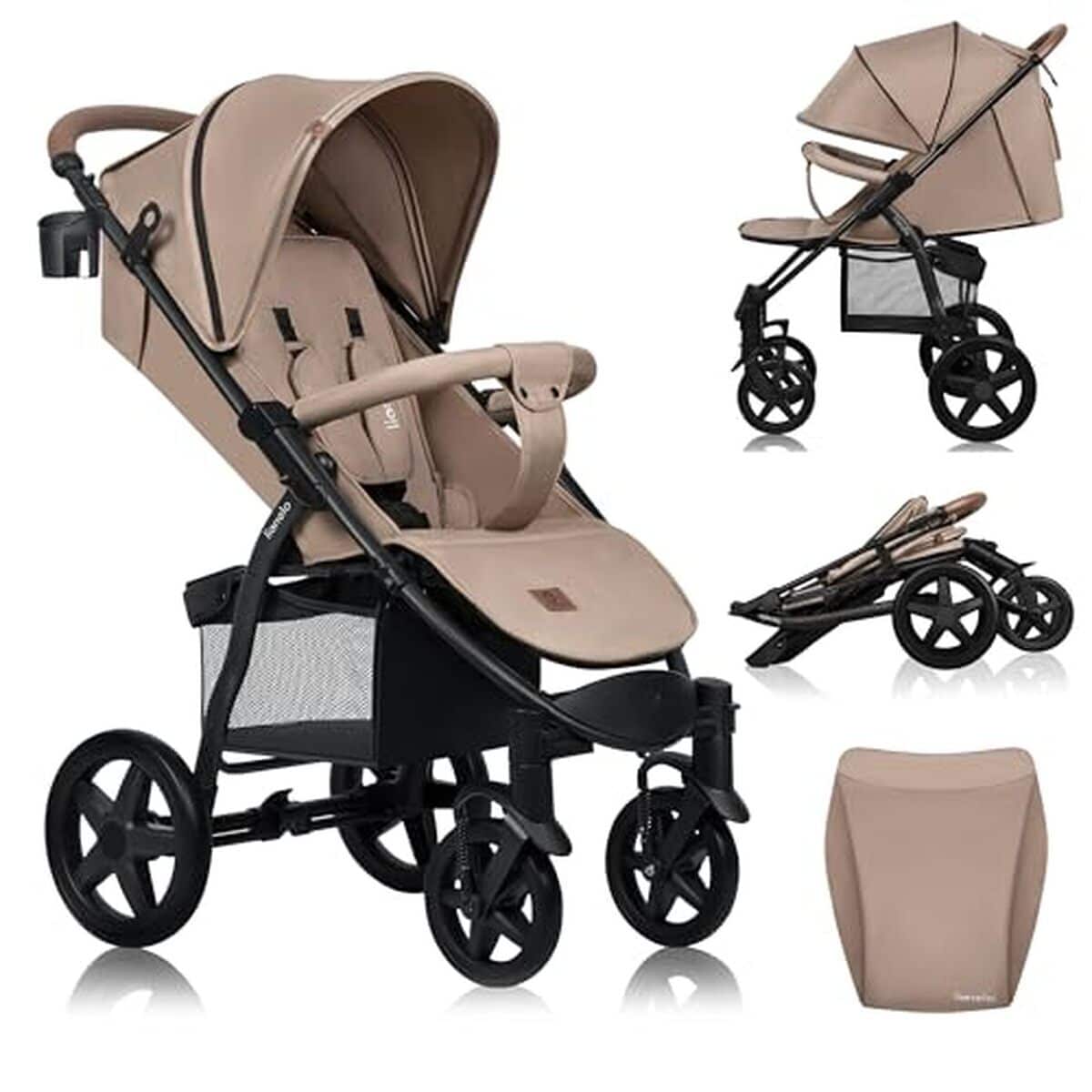 Test de la poussette Lionelo Annet Plus : maniabilité et confort jusqu'à 22 kg
