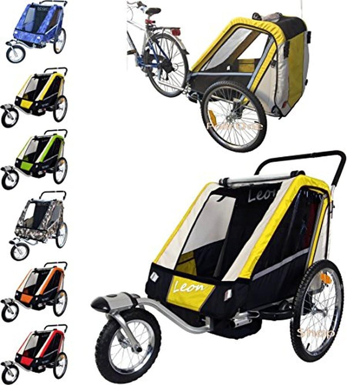 Test de la remorque PAPILIOSHOP Leon : multifonction pour enfants