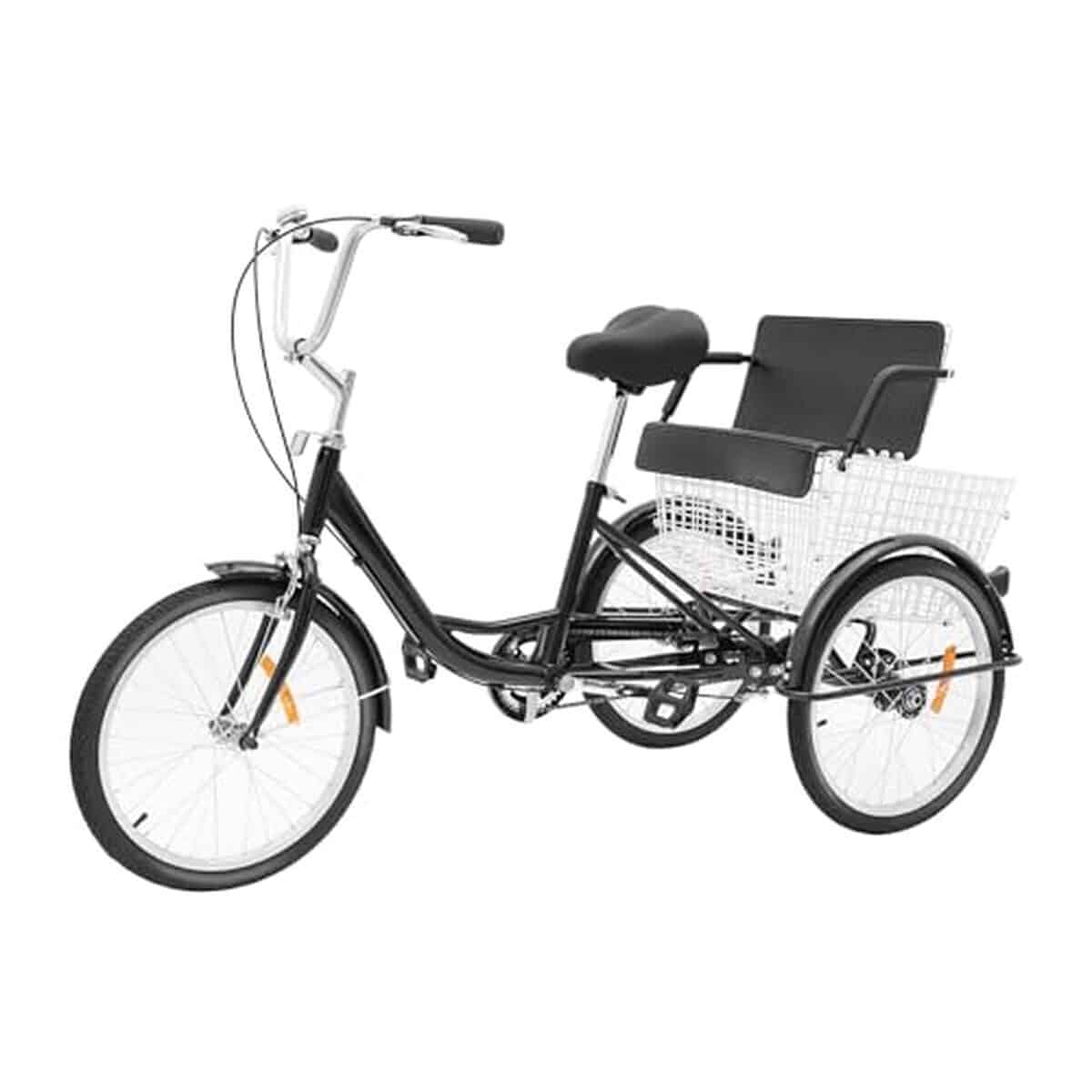 Test du tricycle 20 pouces JINPRDAMZ avec siège enfant et panier