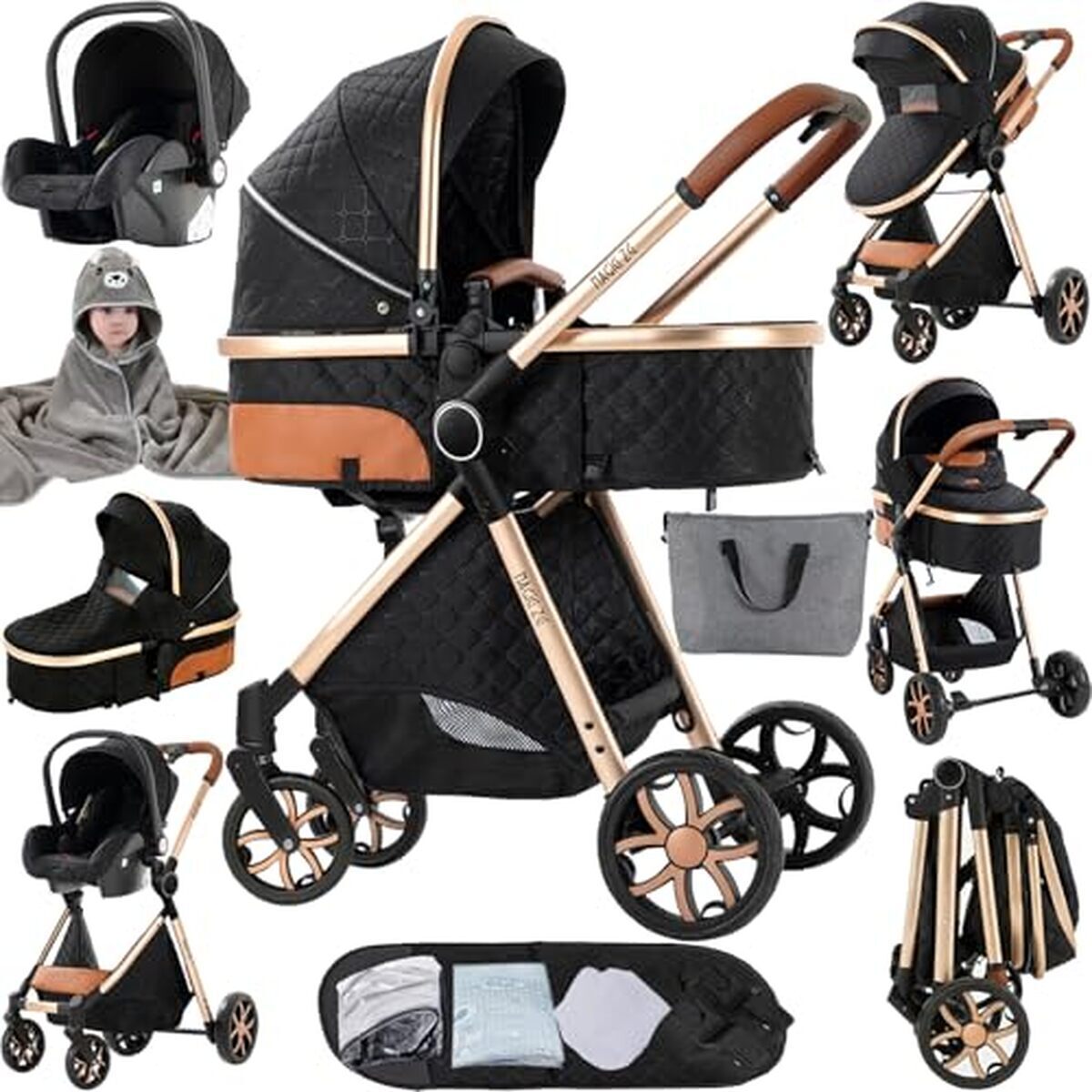 Test poussette MoLi 3 en 1 réversible