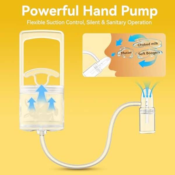 Découvrez l'aspirateur nasal manuel Bluripp : puissance renforcée pour nettoyer efficacement les voies nasales de vos bébés et enfants en douceur et sécurité