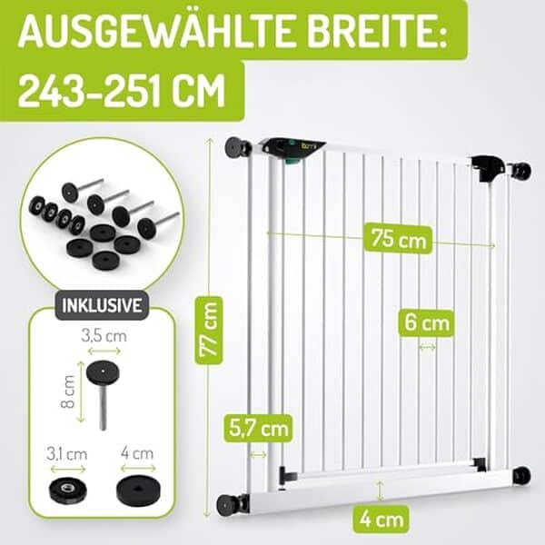 Découvrez notre test complet de la barrière bébé Bomi Mira pour garantir la sécurité de votre enfant dans les escaliers.