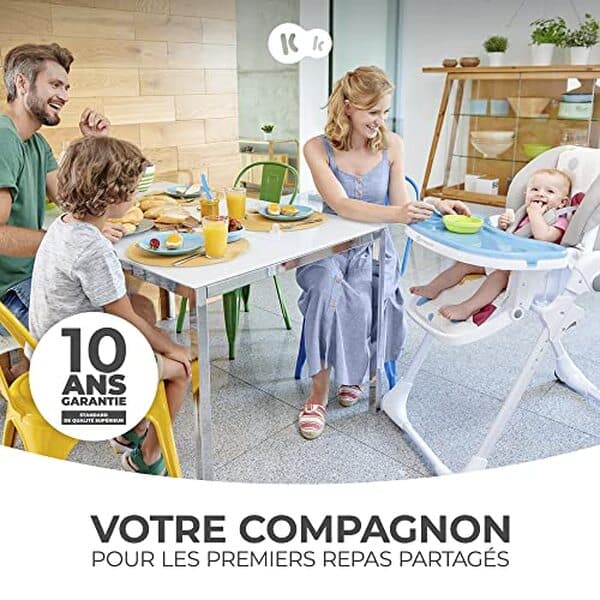Découvrez notre test complet de la chaise haute Kinderkraft YUMMY : confort et sécurité pour des repas réussis avec votre bébé.