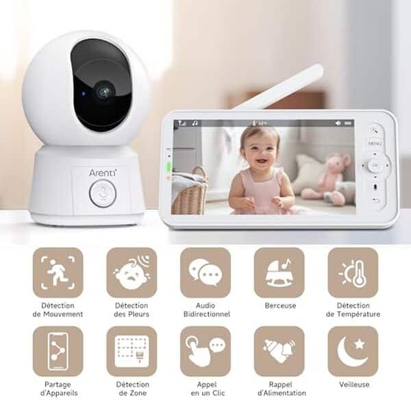 Découvrez notre test approfondi du babyphone Arenti, un moniteur vidéo connecté 1080P. Suivez notre guide pour choisir le meilleur appareil pour surveiller votre bébé avec sérénité et innovation.