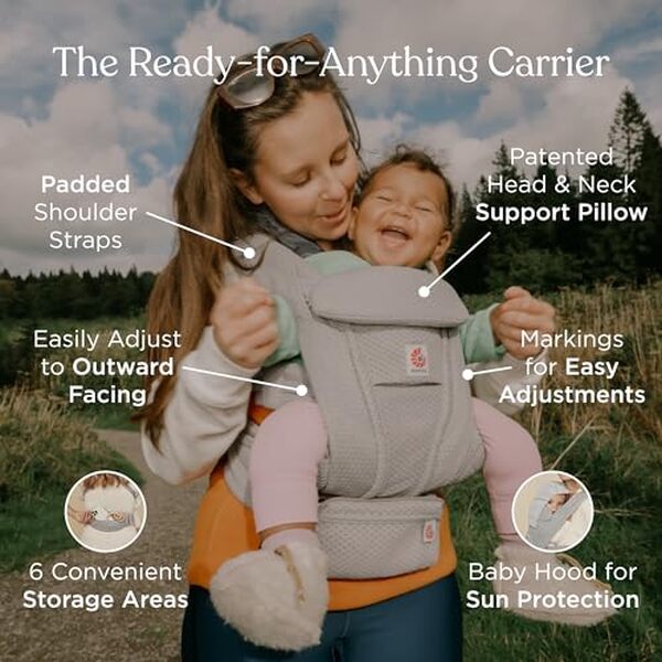 Découvrez le test détaillé du porte-bébé Ergobaby Omni Deluxe : un modèle ergonomique conçu pour porter bébé en 4 positions tout en garantissant confort et sécurité.