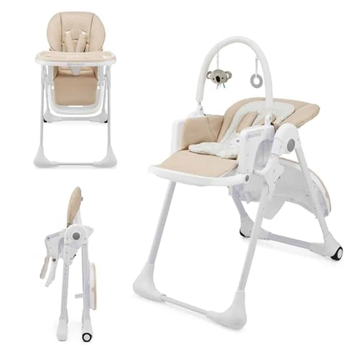 Test : chaise haute 2 en 1 Kinderkraft TUMMIE beige