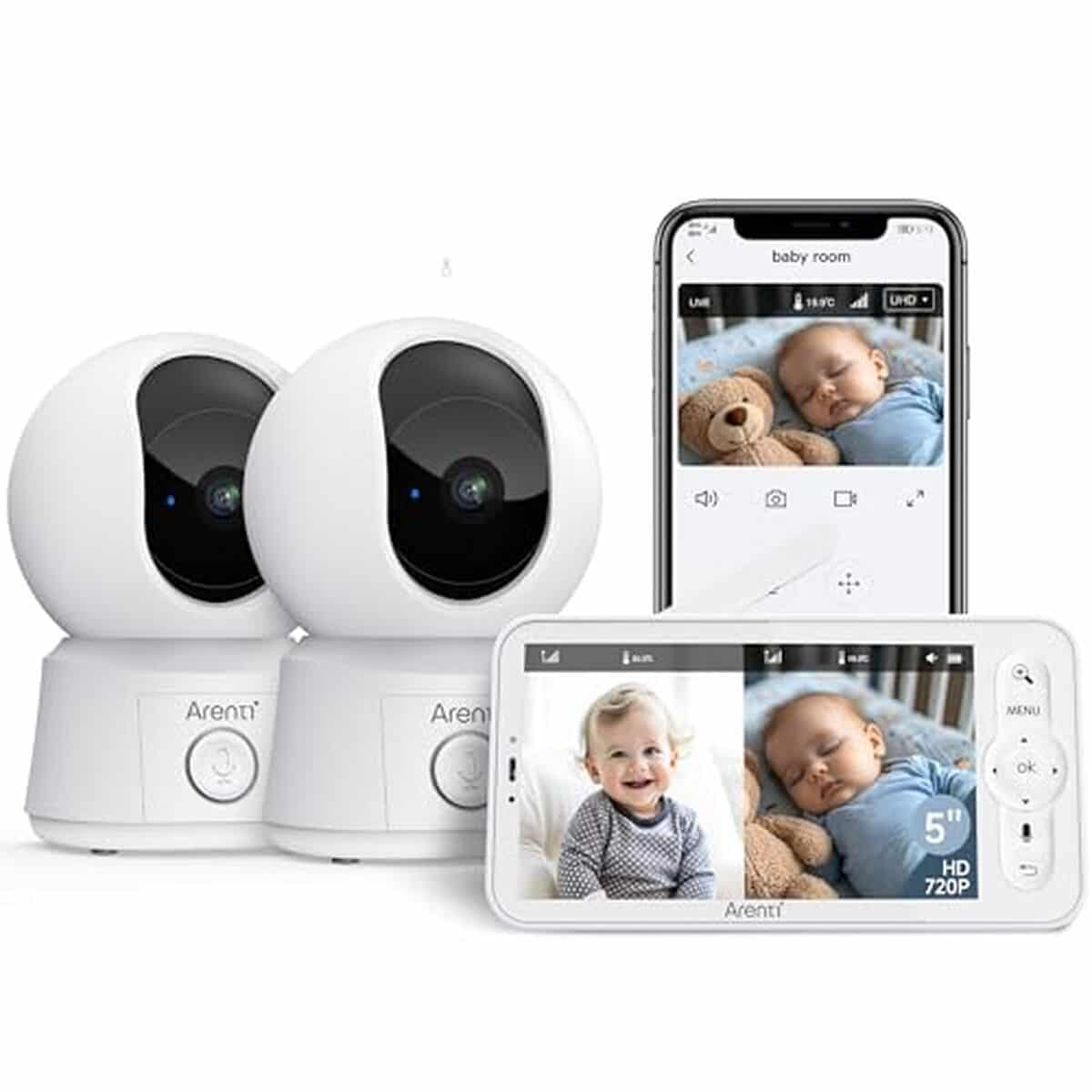 Test du babyphone Arenti : moniteur vidéo connecté 1080P