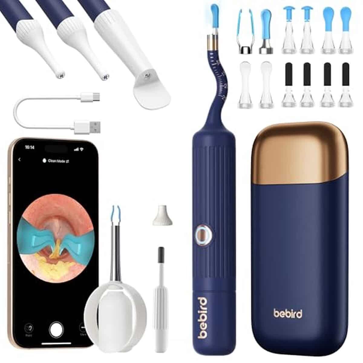 Test du BebirdPro Earsight Plus : nettoyeur d'oreille HD 1920P avec caméra