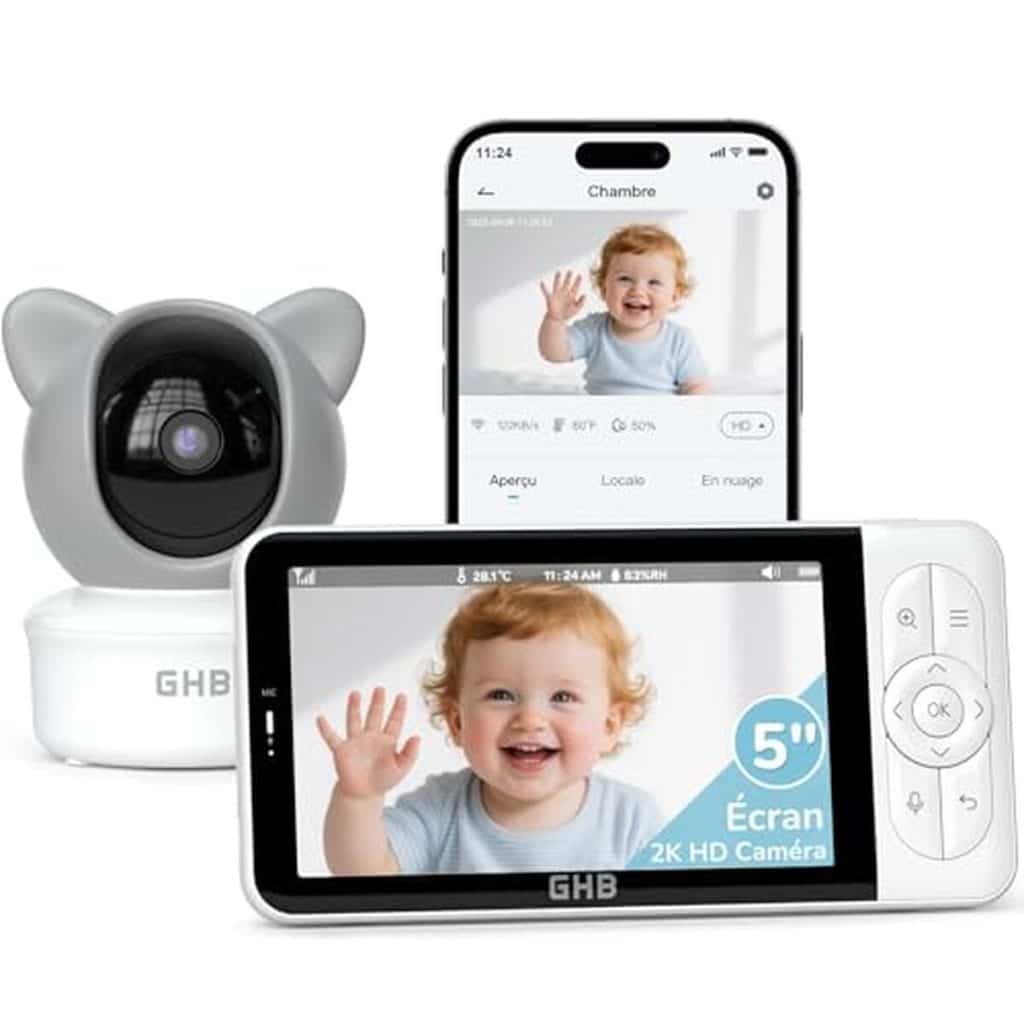 Test du GHB Babyphone 2K : surveillance intelligente et complète