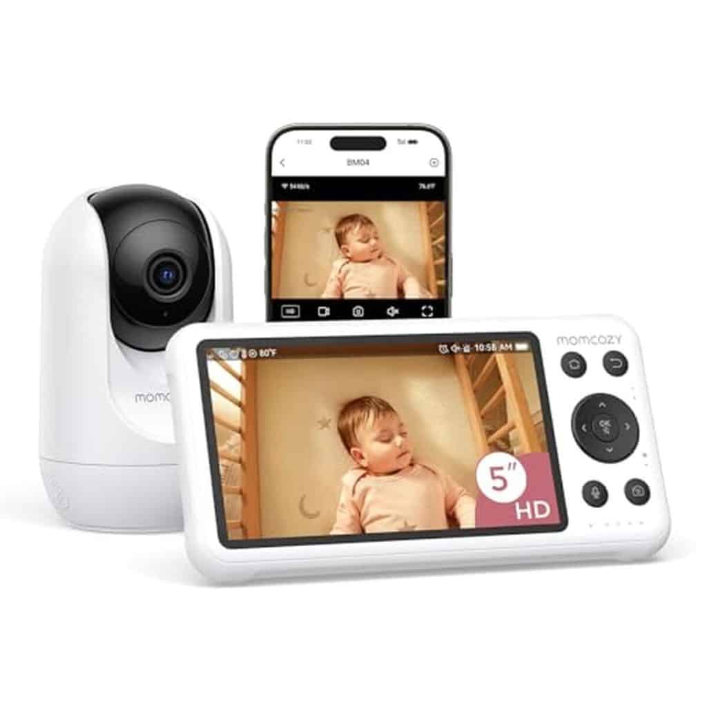 Test du moniteur bébé WiFi momcozy : caméra HD 1080P et vision nocturne