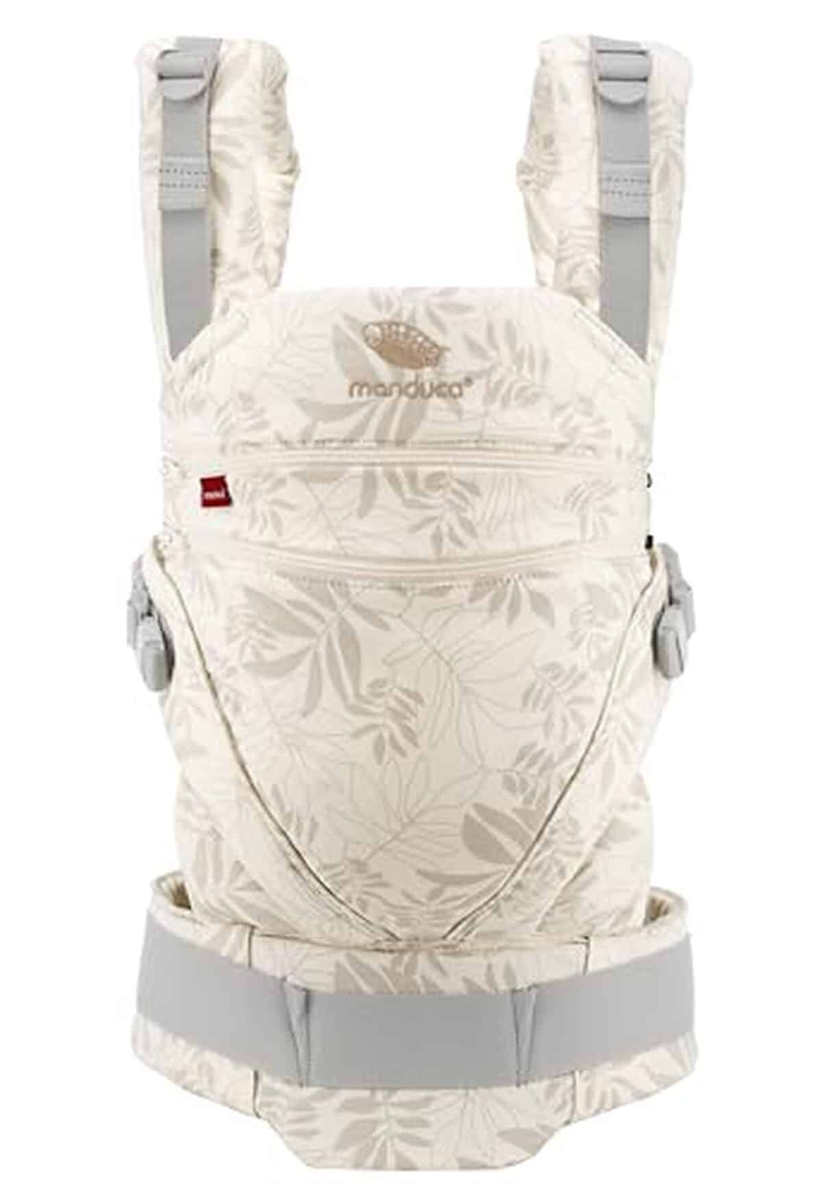 Test du porte-bébé Manduca XT Botanic Vanille : le compagnon évolutif
