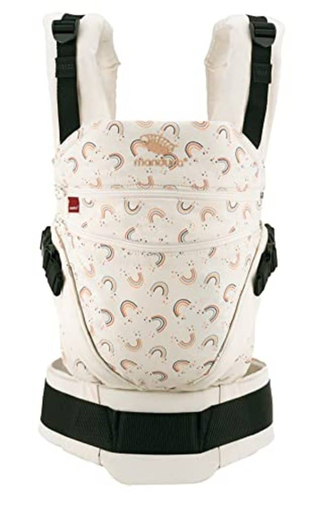 Test du porte-bébé manduca XT Rainbow Day : confort et polyvalence
