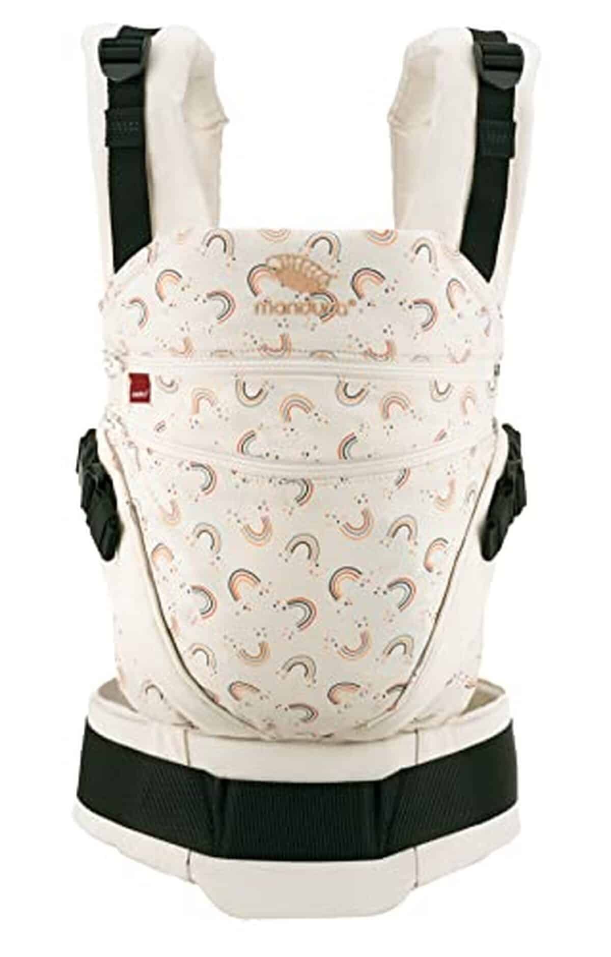 Test du porte-bébé manduca XT Rainbow Day : confort et polyvalence