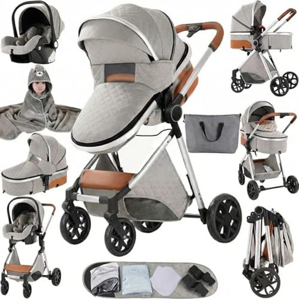 Test : poussette Sianldcone V9 Light Grey, la 3 en 1 incontournable