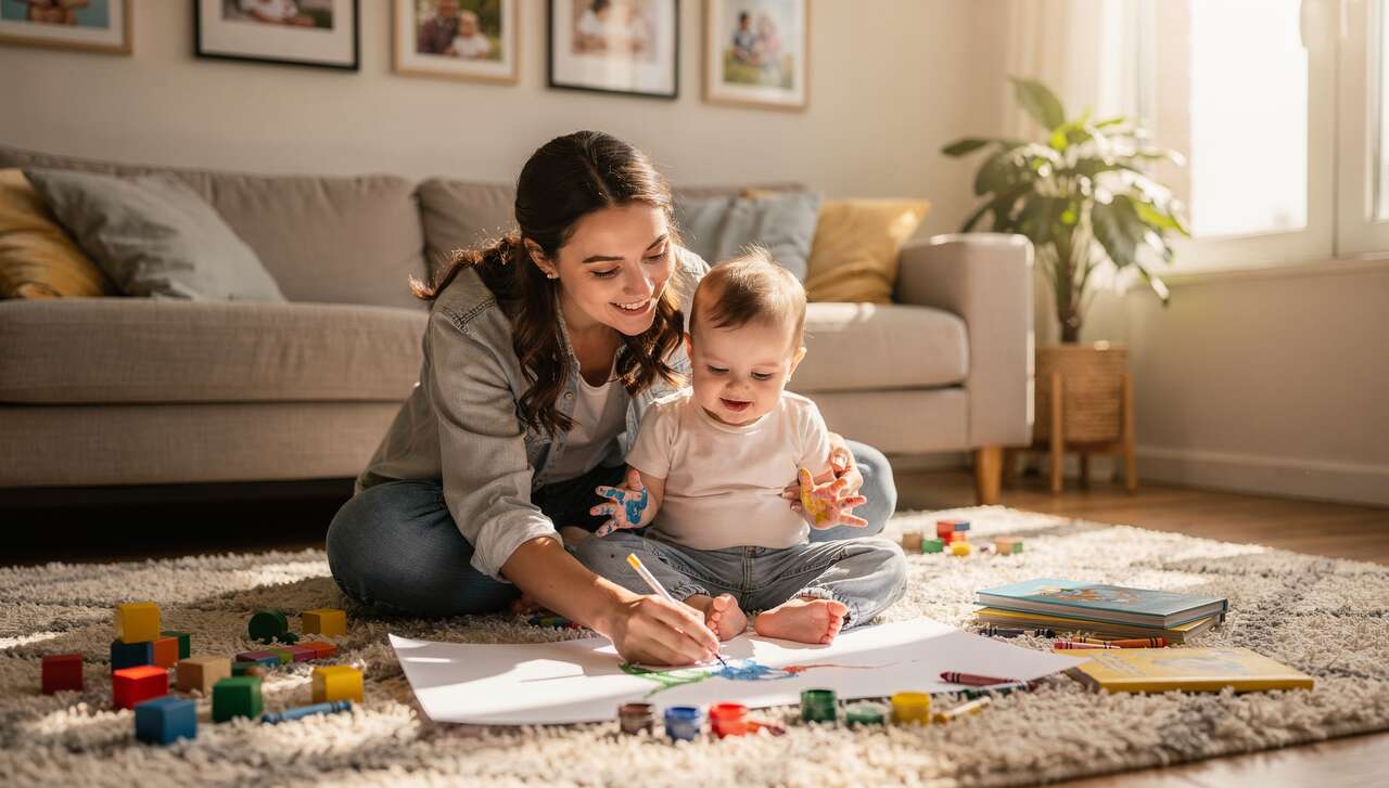 Activités à faire avec bébé : idées créatives et ludiques